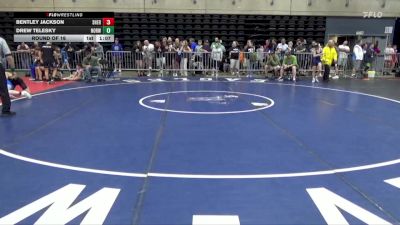 100 lbs Round Of 16 - Bentley Jackson, Shermans Dale vs Drew Telesky, Norwich