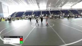 61 lbs Consi Of 4 - Mason Gonzalez, Eastern Sabers vs Noah Jurado, Safford WC