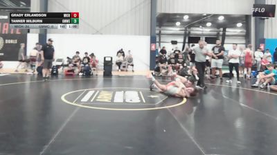 123 lbs Rr Rnd 7 - Grady Erlandson, Michigan Premier Red - BHS vs Tanner Milburn, Gold Medal WC - BHS