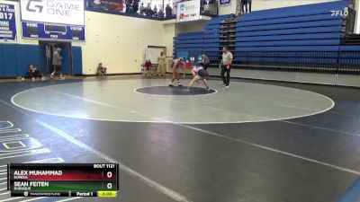 165 lbs Cons. Round 3 - Alex Muhammad, Eureka vs Sean Feiten, Dubuque