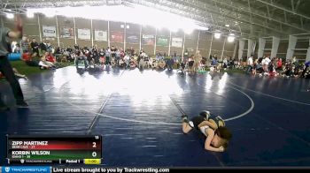 45 lbs Quarters & Wb (16 Team) - Korbin Wilson, Idaho 1 vs Zipp Martinez, Bear Cave