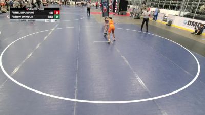 Junior Boys - 113 lbs Cons. Semis - Khel Lipumano, Grindhouse Wrestling Club vs Drew Dawson, Roseburg Mat Club /Umpqua Valley Wrestling Associaction