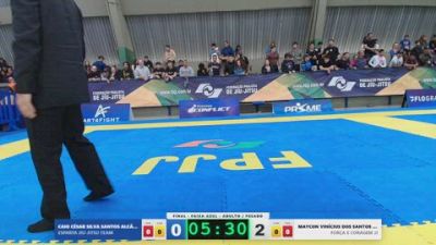 MAYCON VINÍCIUS DOS SANTOS FREIT vs CAIO CÉSAR SILVA SANTOS ALCÂNTAR 2026 FPJJ Circuito Paulista NO GI Etapa 3
