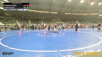 67 lbs 3rd Place - Cameron Gilbert, The St James Academy vs Oliver Umlauf, Berge Elite Wrestling Academy