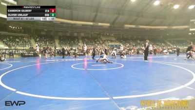 67 lbs 3rd Place - Cameron Gilbert, The St James Academy vs Oliver Umlauf, Berge Elite Wrestling Academy