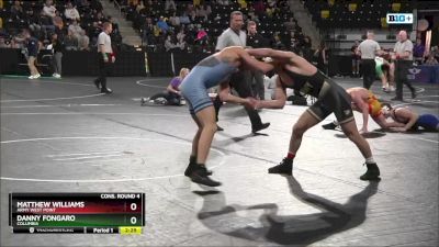 149 lbs Cons. Round 4 - Danny Fongaro, Columbia vs Matthew Williams, Army West Point