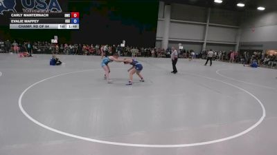 135 lbs Champ. Rd Of 64 - Evalie Maffey, Kaiju Grappling Syndicate vs Carly Manternach, Dubuque Wrestling Club