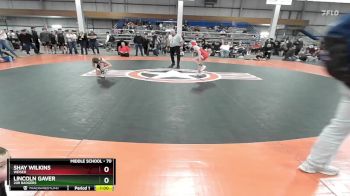 70 lbs Cons. Round 4 - Shay Wilkins, Weiser vs Lincoln Gaver, 208 Badgers