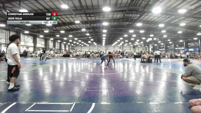 182 lbs Rr Rnd 1 - Christian Ardiles, Team Dark Horse Black - HSB vs Zion Talia, Mat Warriors Red - HSB