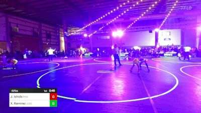 62 lbs Semifinal - Joshua Ishida, Ridge WC vs Xander Ramirez, Juggernaut WC