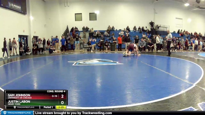 165 lbs Cons. Round 4 - Justin Labon, Henry Ford vs Sam Johnson ...