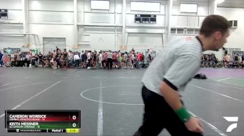 138 lbs Finals (2 Team) - Cameron Worrick, Combat Athletics Black vs Keith Messner, U2 Upstate Uprising