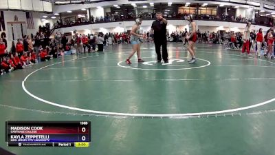 138B Champ. Round 1 - Kayla Zeppetelli, New Jersey City University vs Madison Cook, Carthage College