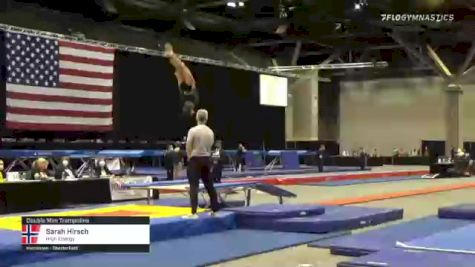 Sarah Hirsch - Double Mini Trampoline, High Energy - 2021 USA Gymnastics Championships