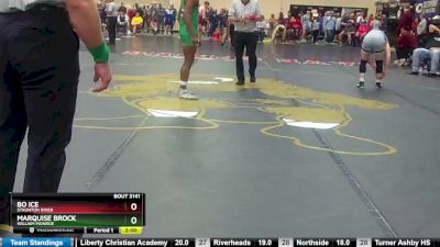 3 - 150 lbs Quarterfinal - Bo Ice, Staunton River vs Marquise Brock, William Monroe