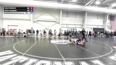 148-160 lbs Semifinal - Cole Fenwick, Empire Wrestling Club vs Ricky Mamone, Inferno Wrestling Club