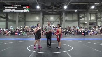235 lbs Round 2 - Hanna Myers, Ogden`s Outlaws vs Nova Rodriguez, Ellsworth County Kids Wrestling