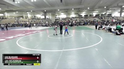 80 lbs Cons. Round 3 - Leo McLaughlin, Brentwood Wrestling Club vs Jax Blissard, Blackman Wrestling Club