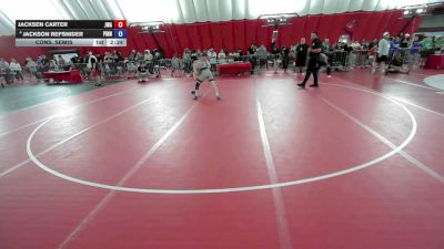 144 lbs Cons. Semis - Jacksen Carter, Jackrabbit Wrestling Academy vs Jackson Refsnider, Pinnacle