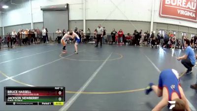 93 lbs Quarterfinal - Jackson Newberry, Rural Retreat vs Bruce Hassell, Williamsburg Wrestling Club