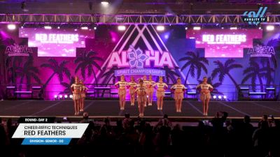 Cheer-riffic Techniques - Red Feathers [2025 L2 Senior - D2 Day 2] 2025 Aloha Grand Nationals