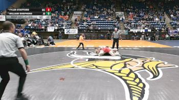 1 - 215 lbs 3rd Place Match - William Shepherd, John I. Burton vs Tyler Stafford, Giles High School