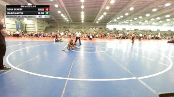 80 lbs Rr Rnd 3 - Dean Eckert, RedNose Wrestling School ES vs Isaac Martin, Buffalo Valley Wrestling Club EL Blue