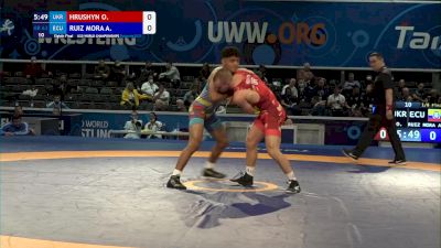 63 kg Round Of 16 - Oleksandr Hrushyn, Ukr vs Antonio Jordan Ruiz Mora, Ecu