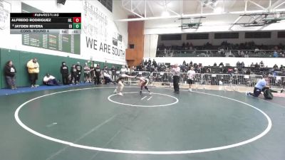 113 lbs Cons. Round 4 - Jayden Rivera, El Dorado (Placentia) vs Alfredo Rodriguez, Hillcrest