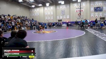 120 lbs Champ. Round 3 - Tristan Aldridge, Cordova vs Michael Johnson, Mt. Juliet