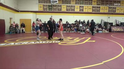 160 lbs Champ. Round 2 - Cinnamon Bailey, Sierra College vs Casey Otero, Cerritos College