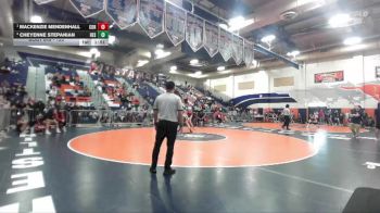 125 lbs Semifinal - Mackenzie Mendenhall, Corona vs Cheyenne Stepanian, Hesperia