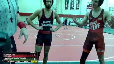 125 lbs Round 4 - Joseph-Rodney Troyer, Pacific (OR) vs Cayden Hill, Unattached