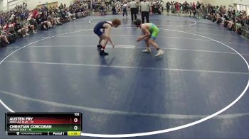 102 lbs Round 2 (6 Team) - Austen Fry, Iowa USA Blue vs Christian Corcoran, Illinois Gold