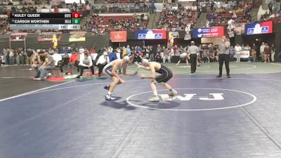 AA - 110 lbs Cons. Round 3 - Kuley Queer, Butte vs Carson Worthen, Belgrade
