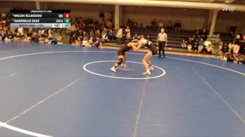 130 lbs 5th Place Match - Gabrielle Diaz, Lexington vs Micah Ellegood, Great Bend HS