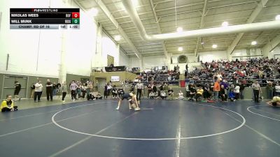 120 lbs Champ. Rd Of 16 - Nikolas Wees, Roy vs Will Munk, Ridgeline