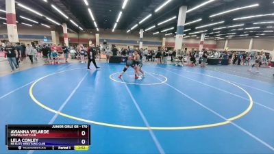 170 lbs Quarterfinal - Avianna Velarde, Spartan Mat Club vs Lela Conley, NB Elite Wrestling Club