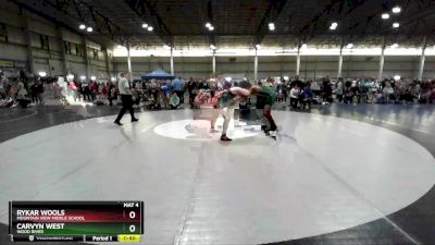165 lbs Cons. Round 5 - Carvyn West, Wood River vs Rykar Wools, Mountain View Middle School