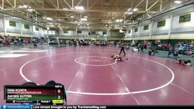 60 lbs Cons. Round 2 - Ivan Acosta, DAKOTA RATTLERS WRESTLING CLUB vs Daysen Nutter, Stanley County AAU