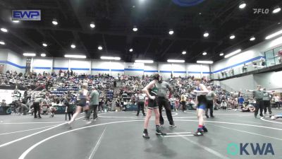 90/100 lbs Quarterfinal - Hunter Brannon, Noble Takedown Club vs Jack Freeland (100), Norman North