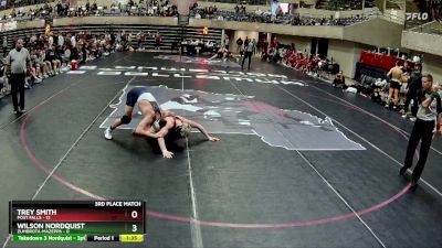 172 lbs Finals (8 Team) - Wilson Nordquist, Zumbrota-Mazeppa vs Trey Smith, Post Falls