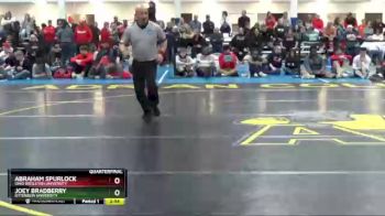 184 lbs Quarterfinal - Abraham Spurlock, Ohio Wesleyan University vs Joey Bradberry, Otterbein University