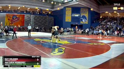 215 lbs Cons. Round 2 - Guy Oelsner, Paramus Catholic vs Matthew Morrissey, Northern Valley Regional - Old Tappan