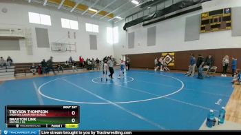 70 A & B 3rd Place Match - Treyson Thompson, Shoshoni Junior High School vs Braxton Link, Greybull MS