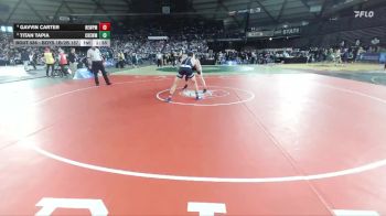 Boys 1B/2B 157 Quarterfinal - Titan Tapia, Jenkins (Chewelah) vs Gavvin Carter, Newport