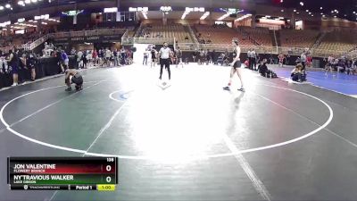 138 lbs Cons. Round 2 - Ny`Travious Walker, Lake Gibson vs Jon Valentine, Flowery Branch