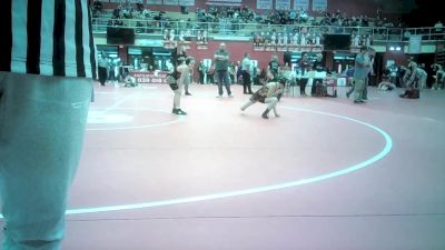 10U - 77 lbs Quarters - Hadlee Flosenzier, Hybrid Wrestling Club vs Ryland VanAsdall, Midwest Regional Training Center