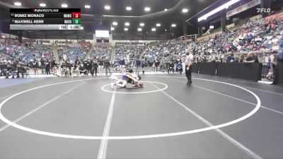 144 lbs Quarterfinal - Maxwell Kerr, Maize South vs Romiz Monaco, Wichita-Kapaun Mt. Carmel