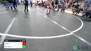 62 lbs Quarterfinal - Avalyn Hill, Elgin Wrestling vs Karleigh Sneed, Chickasha Wrestling